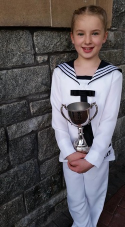 Skye Highland dancers Beth Campbell trophy winner